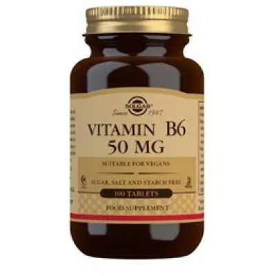 Solgar Vitamin B6 100 tabletter